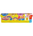 Play Doh Shimmery Metallics 4 Pack 340G