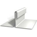 120 kg Prefalz-spiral, 60 kg, 0,7 x 500 mm, P10, sammenleggbar, hvit