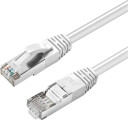 MicroConnect - Koblingskabel - RJ-45 (hann) til RJ-45 (hann) - 50 cm - 6 mm - S/FTP - CAT 6a - halogenfri, innendørs, formstøpt, rund, uten hindringer - hvit