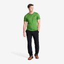 Revolutionrace Herre Overdeler T skjorter Mission Slim Fit T shirt Herre Cactus Green M