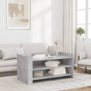  Salongbord betonggrå 100x50x50 cm konstruert tre 848349