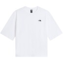 The North Face W Tnf Essential Simple Dome Boxy Rlx Ss   White   XS
