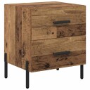  Nattbordskap Gammelt tre 40 x 35 x 47.5 cm Konstruert tre