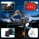 LED hodelykt med oppladbart batteri 10 W 300 lm justerbart lampehode