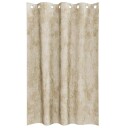  Gardin med gardiner 2 pcs Krem 175 x 140 cm Fløyel
