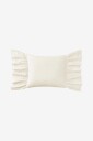 Ellos Home   Putetrekk Juliette Giant Frill i vasket bomull   Hvit