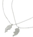 Name It Nkflfriends 2P Necklace   Silver   ONE SIZE