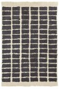 Ryetepper   Zola Natural Cotton Shaggy mørkegrå Størrelse: 160 x 230 cm
