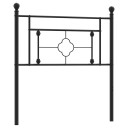  Sengegavl i metall svart 100 cm 8721012249011