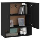 vidaXL Veggskap svart 60x31x70 cm konstruert tre