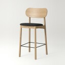 Decotique Elephant Barstol Naturlig / Antrasitt Bouclé   Barstoler Eik   13002689+13002695