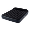 Luftmadrass 203x152 cm med pumpe velour seng Intex 64150ND