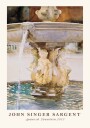John Singer Sargent Spanish Fountain Plakat Plakat / 40x50cm