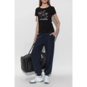Emporio Armani EA7 Dame Topper Svart S,