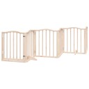 Vidaxl Hundeport Sammenleggbar 6 Paneler 300 cm Poppeltre
