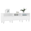 vidaXL TV-benk hvit 150x30x44,5 cm konstruert tre 8720845875039