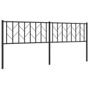  Sengegavl i metall svart 200 cm 8721012250086