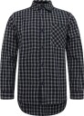 Clean Cut Copenhagen Julius Checked Overshirt   NAVY   XXL