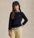 Polo Ralph Lauren Rl Navy W/ Nevis Girl Pullover S/7 år