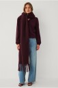Ellos Collection   Skjerf med frynser   Rød