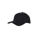 Kelly Cap Black One Size Faux suede cap