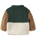 name it Nbmmacey Teddy Jacket Block - Green - 80