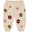 Hust and Claire Cardigan - HCLisa Flower - Gammel Beige Melange - Hust and Claire - 62 - Cardigan Bordeaux Brun Rosa