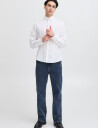 Casual Friday Cfanton 0053 Bd Ls Linen Mix Shirt - White - M