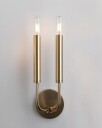 Gideon vegglampe antikk messing