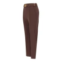 Elisabetta Franchi Dame Bukser Brun XL,