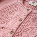 En Fant Cardigan Knit Bridal Rose (134 / 9 år)