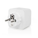 Nedis SmartLife WiFi stikkontakt med energimåler 3 pk
