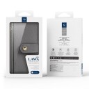 Dux Ducis Samsung Galaxy S25  Lawa lommebokveske i lær med magnetisk deksel   grå