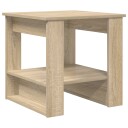 vidaXL Kaffebord Sonoma eik 51 x 50 x 50 cm Konstruert tre
