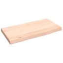  Vegghylle 40x20x2 cm ubehandlet heltre eik