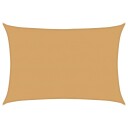  Solseil 160 g/m² rektangulær sand 5x7 m HDPE 4002049