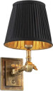 Wentworth vegglampe messing/svart
