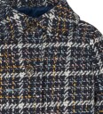 MarMar Ull Glitter Kåpe Olive Navy Check (140 / 10 år)