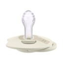Lovi Prime Silicone Dynamic Soother 6-18M Ivory & Blush Glow 2Pcs