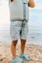 Liewood Duke Stripe Board Shorts Green 104