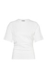 Weekday Draped Fitted T Shirt White L