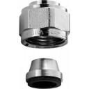 10 stk 1/2" x 12 mm Frese kompresjonskobling Krom