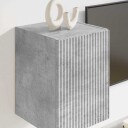  TV Veggskap Veggmontert Betong 30 x 31 x 40 cm Konstruert tre