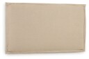 Kave Home Tanit Sengegavl, 200x100, Beige lin   Unoliving