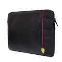 Ferrari Carbon&Smooth 14" Laptop Case - Black