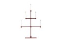 Venture Home Adventsstake Avoriaz 92 cm Rød