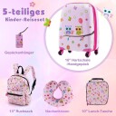 Barnebagasjesett med 5 deler – 16"" koffert, ryggsekk og mer