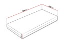 Arigna Fjærmadrass 200x200 cm -