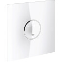 Grohe Veris Betjeningsplate 200x200 mm LED 2-skyll Glass Månehvit