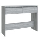vidaXL Konsollbord grå sonoma 100x35x76,5 cm konstruert tre